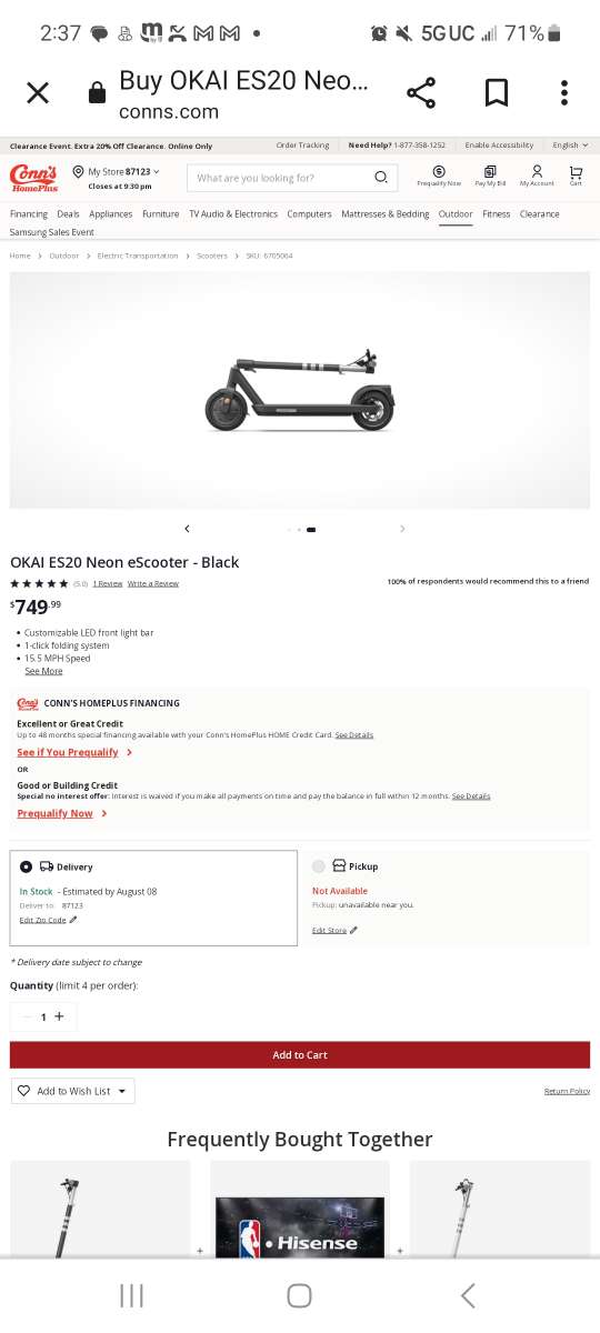 electric scooter