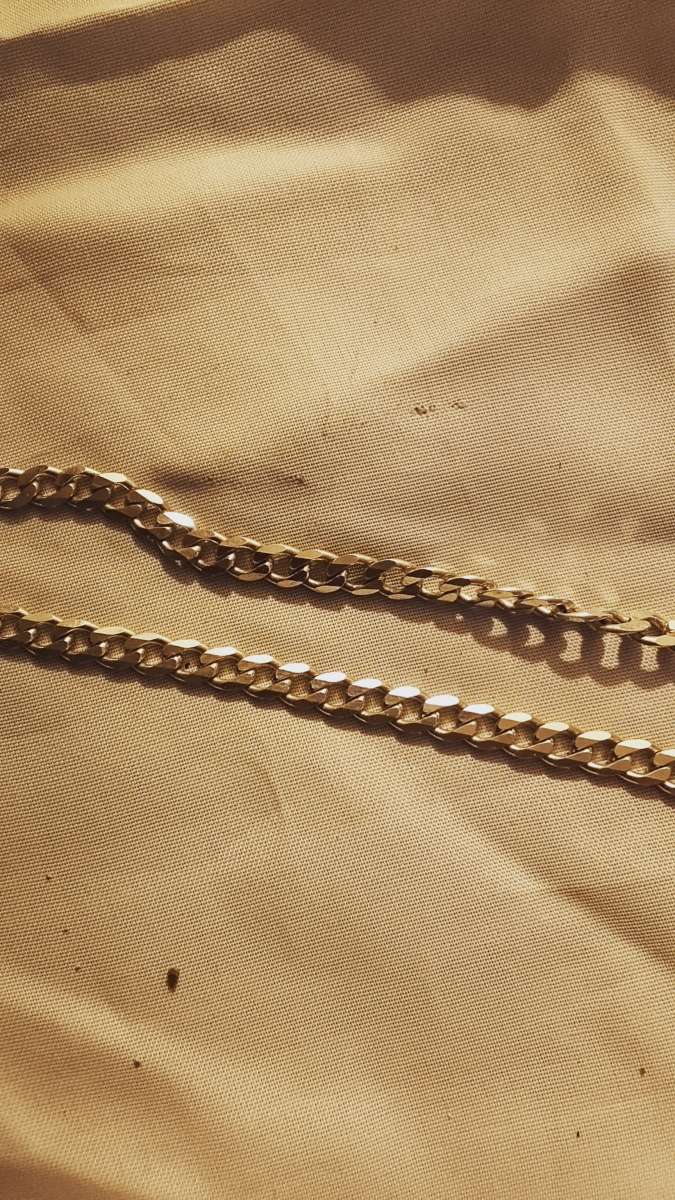 24 inch 925 Italian silver curb chain