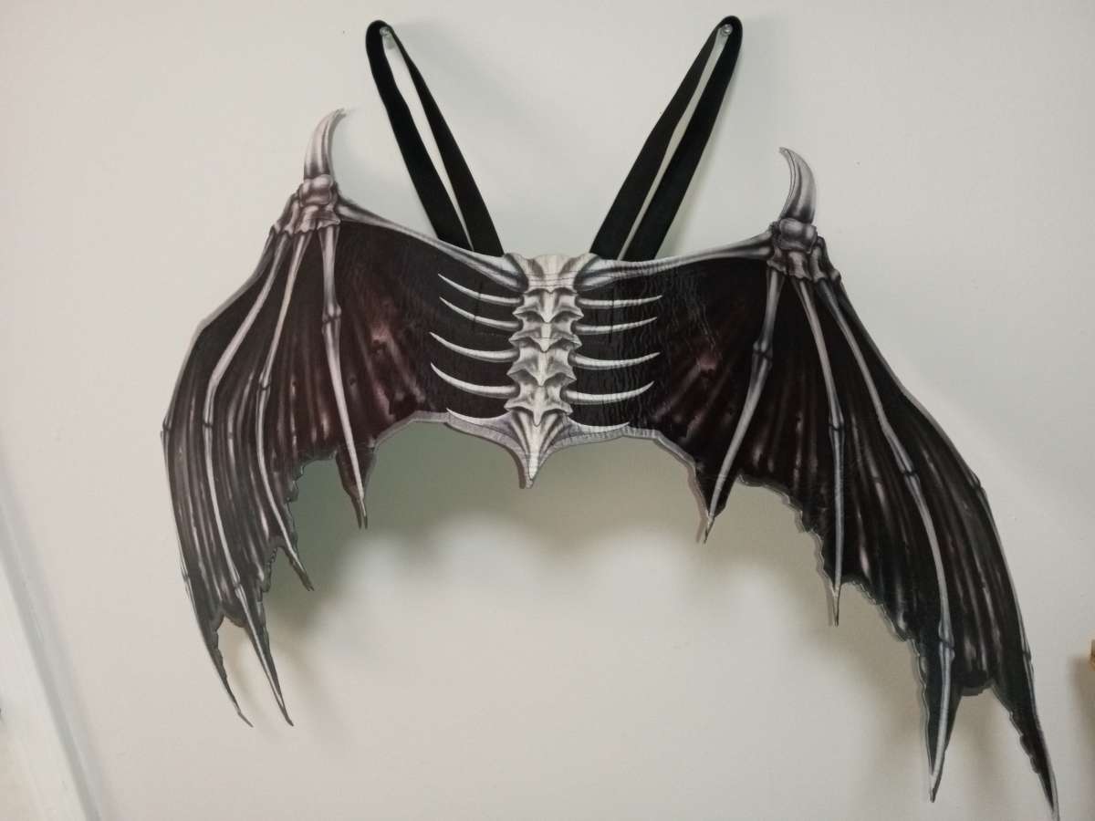 Halloween bat wings