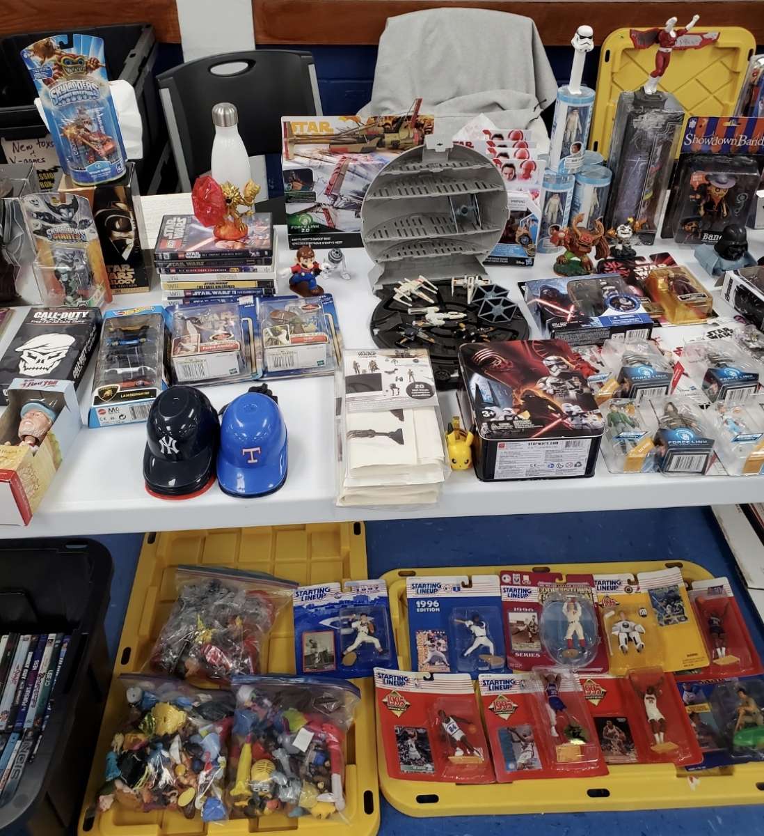 Toys sports cards Pokmon books tools dvd etc