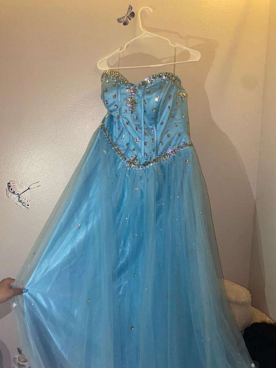 Icy Blue Quince Dress