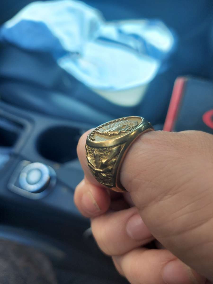 mens gold ring