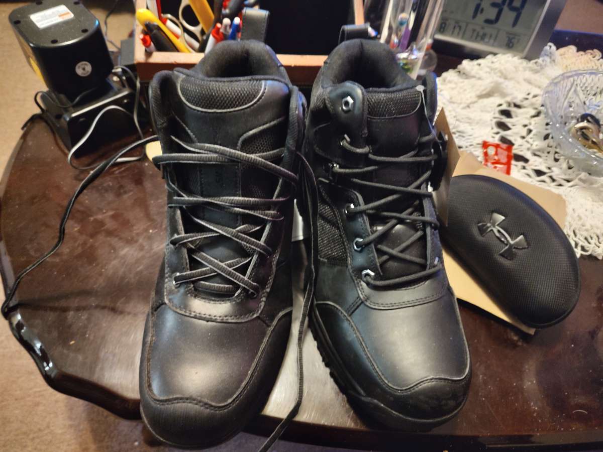 steel toe boots size 11 and size 10