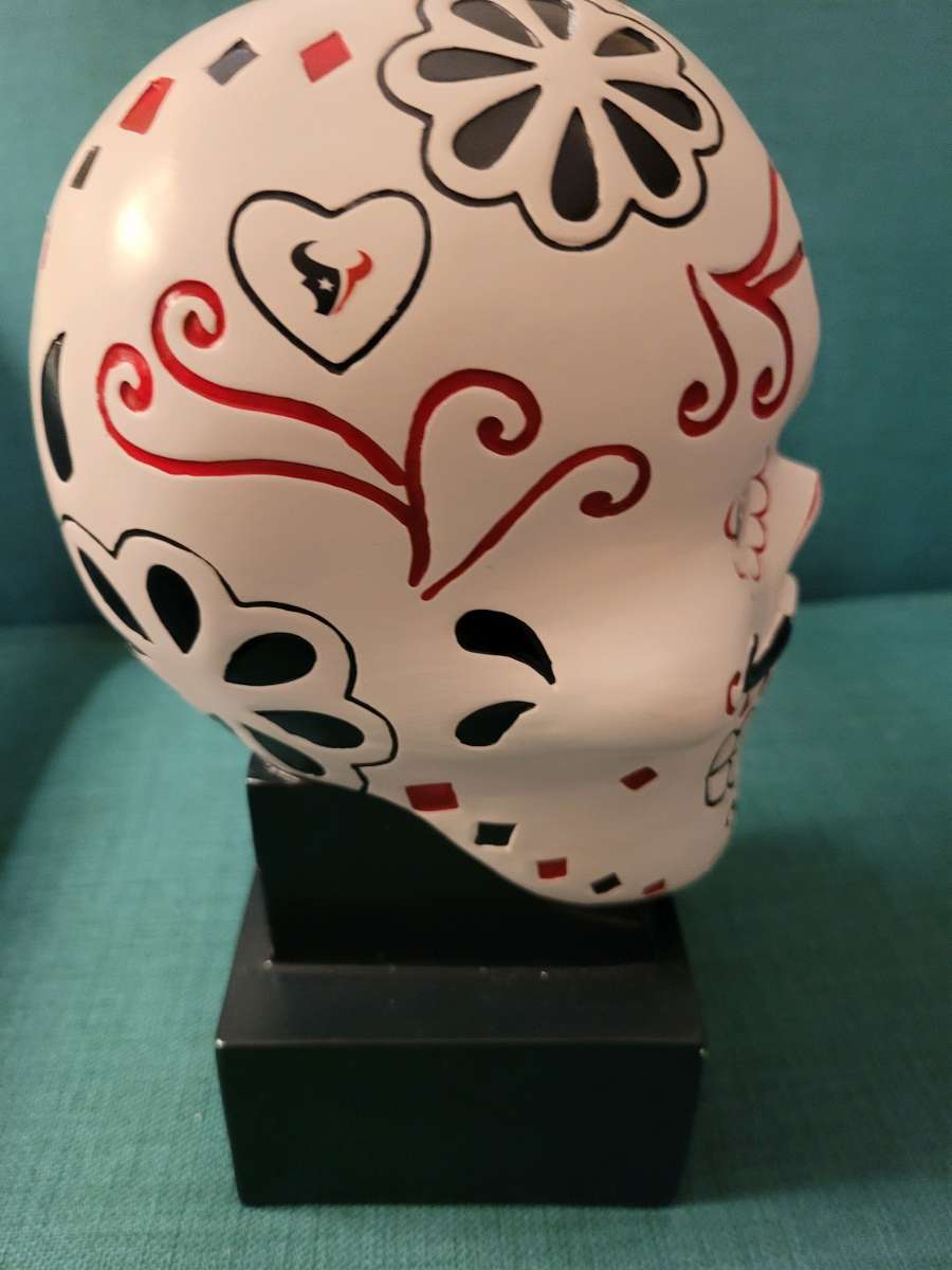 NFL HOUSTON TEXANS SUGAR SKULL STATUE