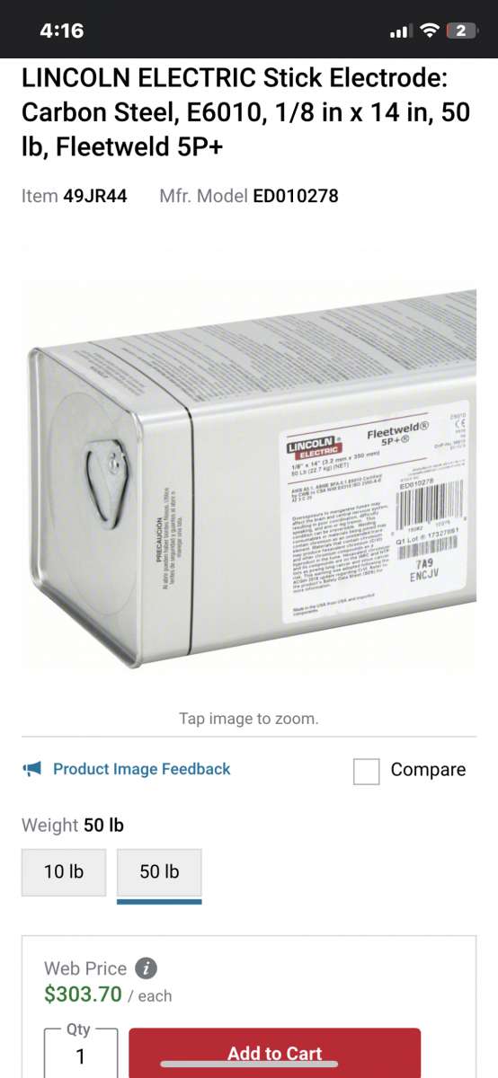 welding rods5p asking 200 obo