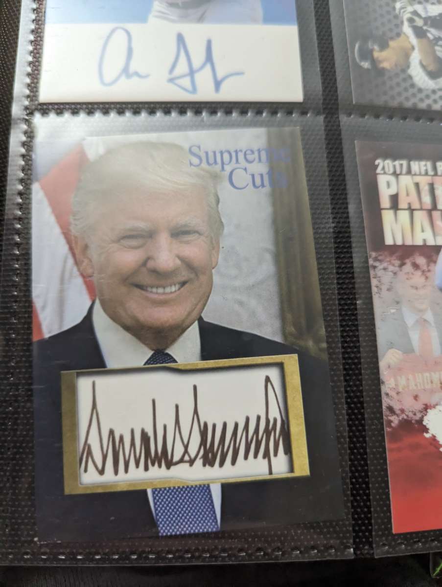 Donald Trump auto reprint
