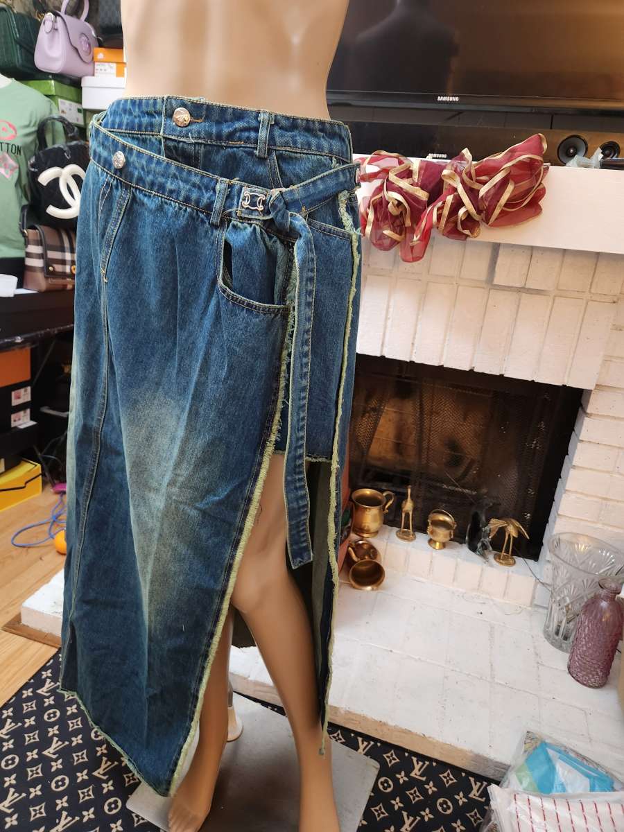 long skirt Celine jeans