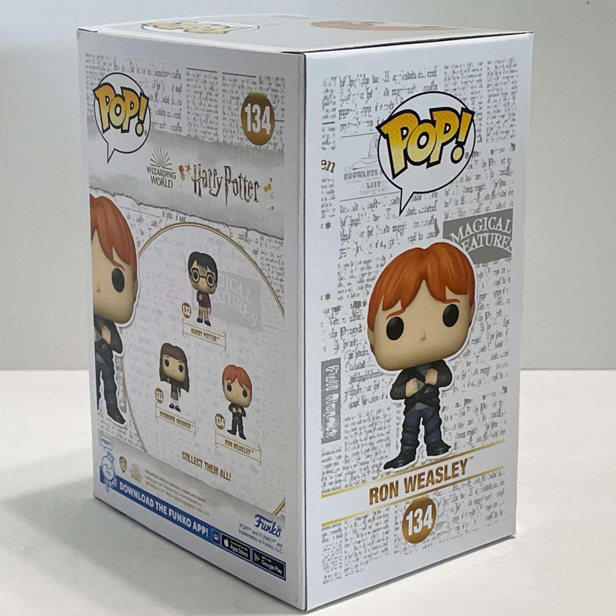 134 Ron Weasley Funko Pop Harry Potter 20th Anniv MIB