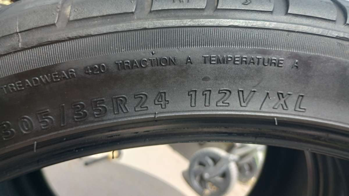 305 35 24 tires  1 pair matching