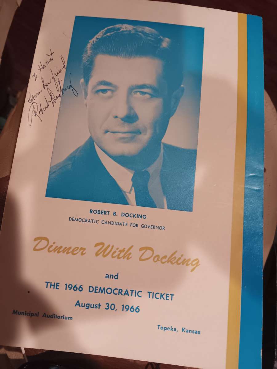 Demorcratic dinner election memorabilia