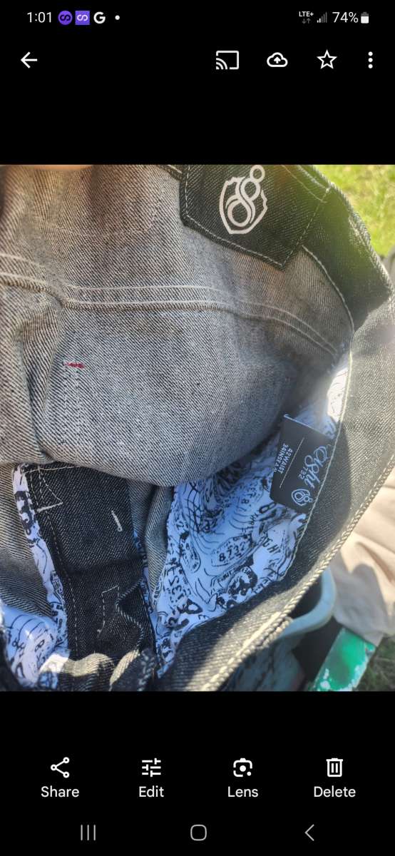 8 ball leather jacket n 8 ball shirt n pants