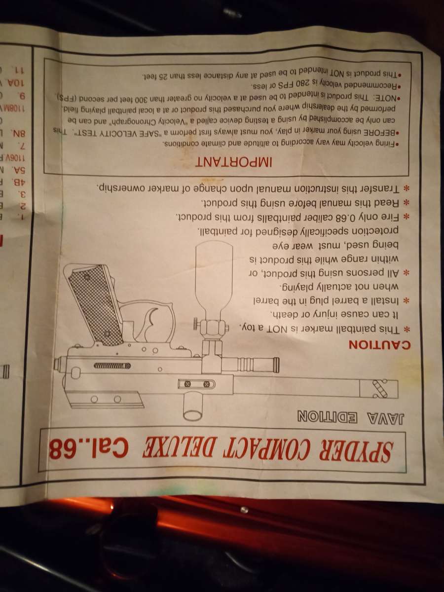 paintball guns and equipment