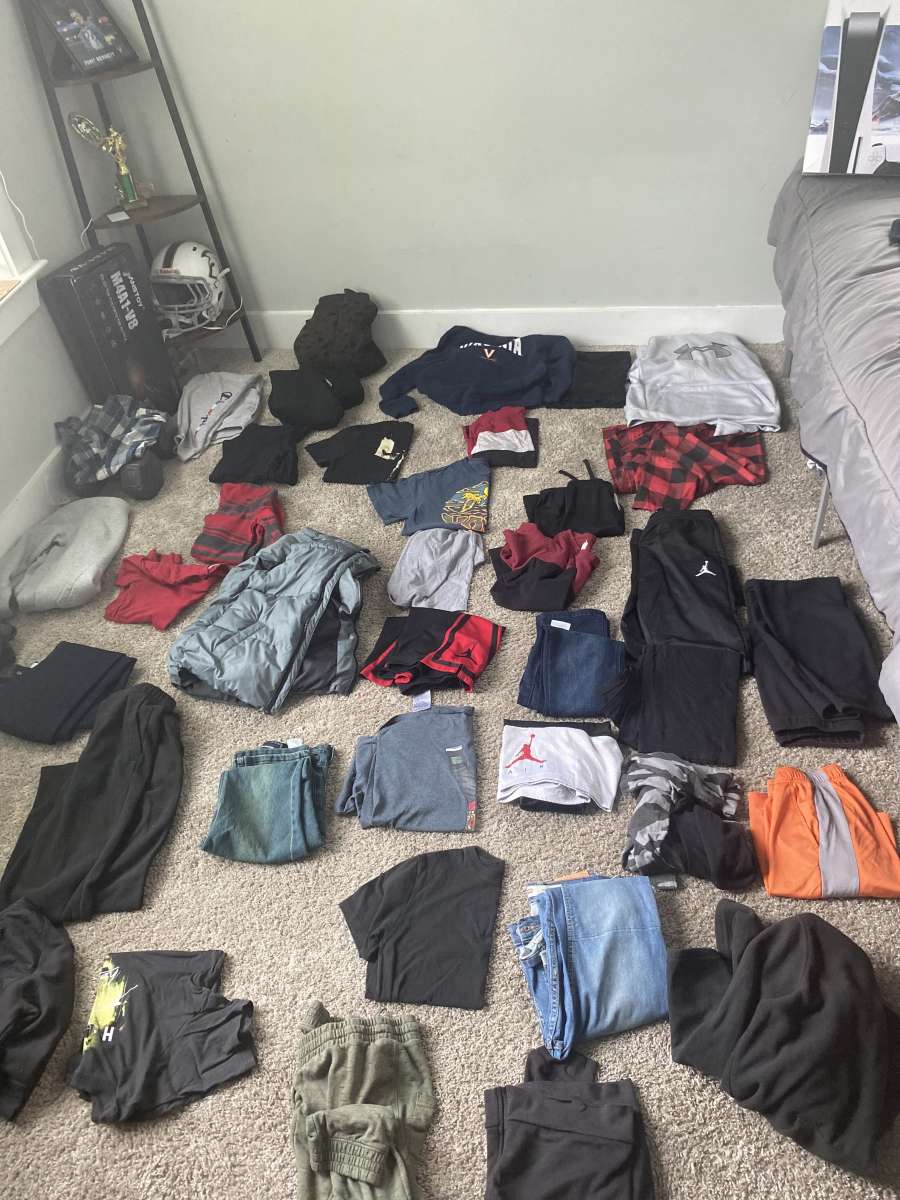 38 teen clothing items