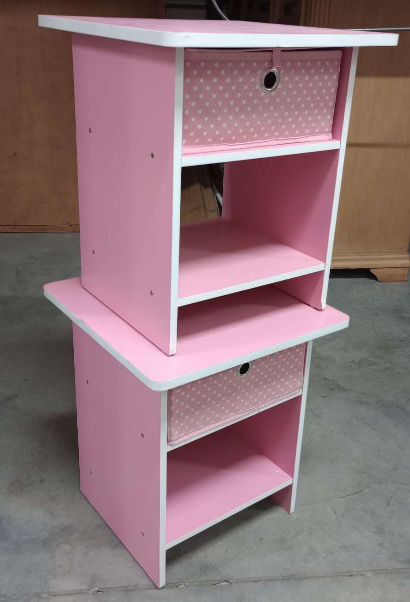 pink kids night stands