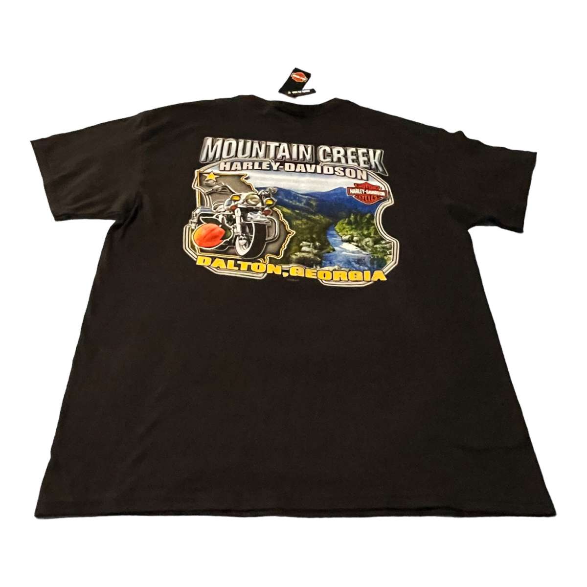 2017 Mountain Creek Harley Davidson Dalton GA Tee CL NWT