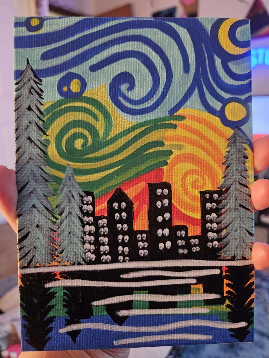 Hand Painted Acrylic Canvases