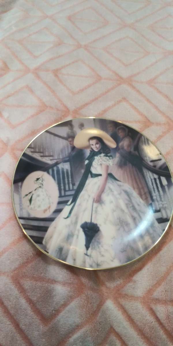gone with the wind plates