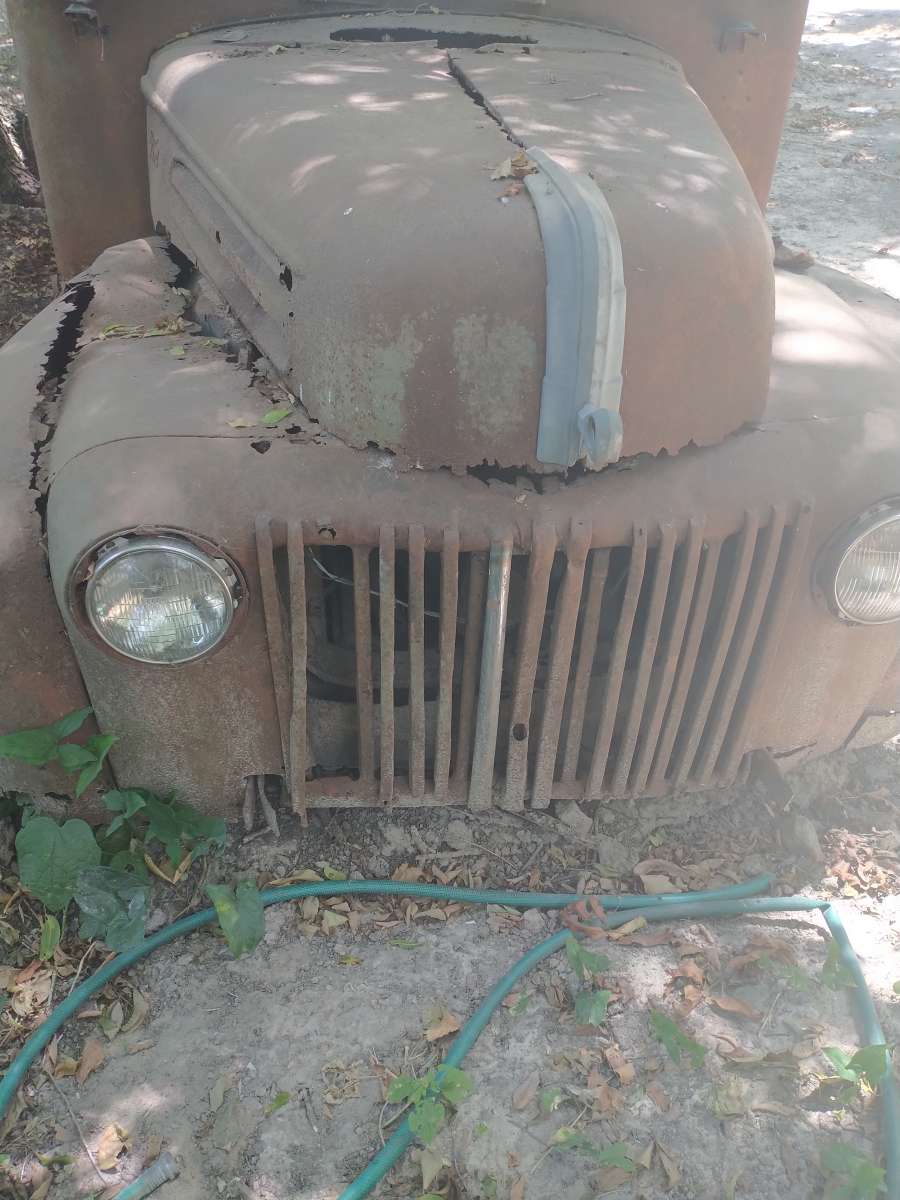 vintage 1942 butcher delivery box truck