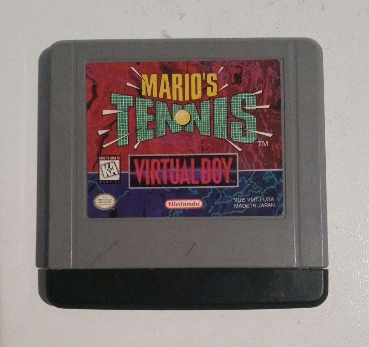 Marios Tennis Virtual Boy Nintendo