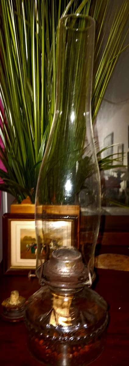 original 16 on tall hurricane lamp