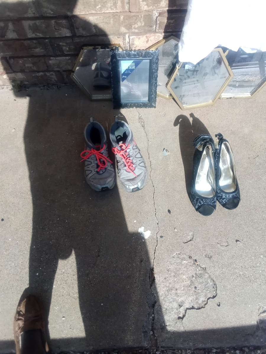 woman clothes and shoes hand bag and wallets