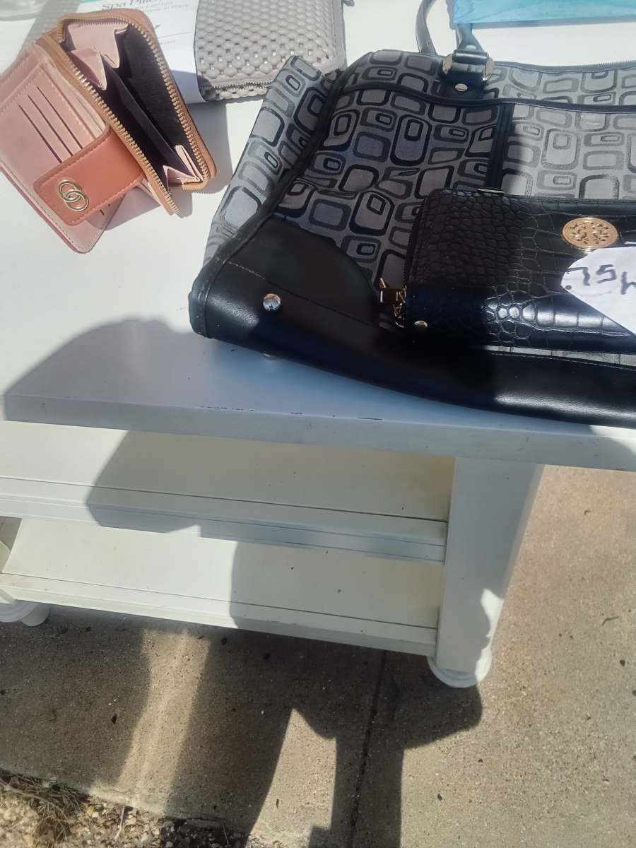 woman clothes and shoes hand bag and wallets