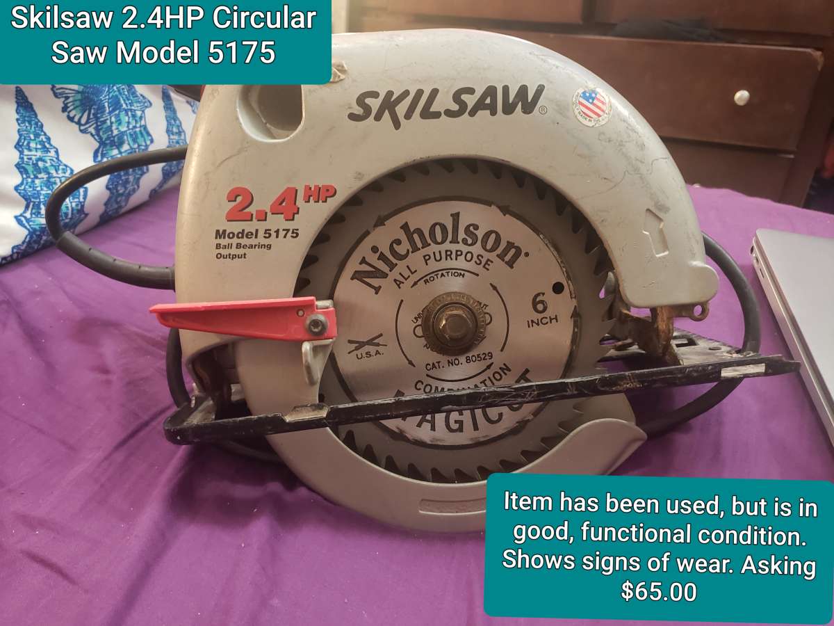 Skilsaw 24HP Circular Saw Model 5175