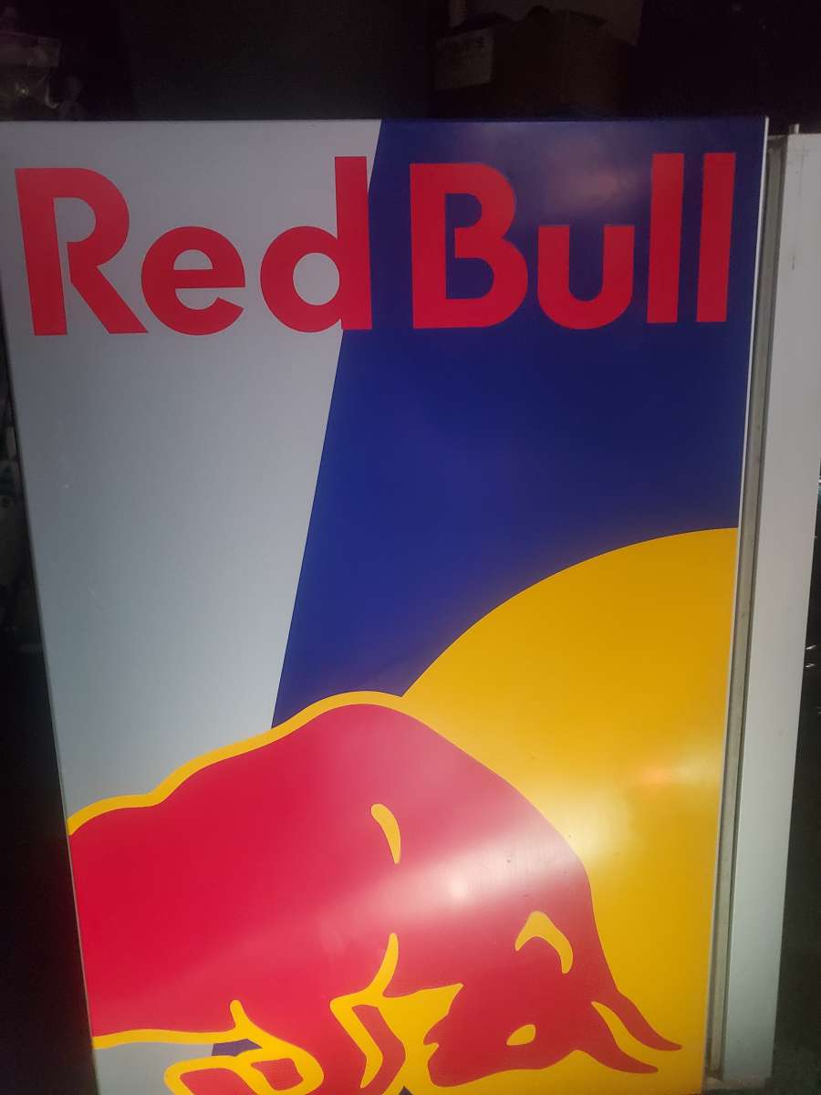 redbull mini fridge