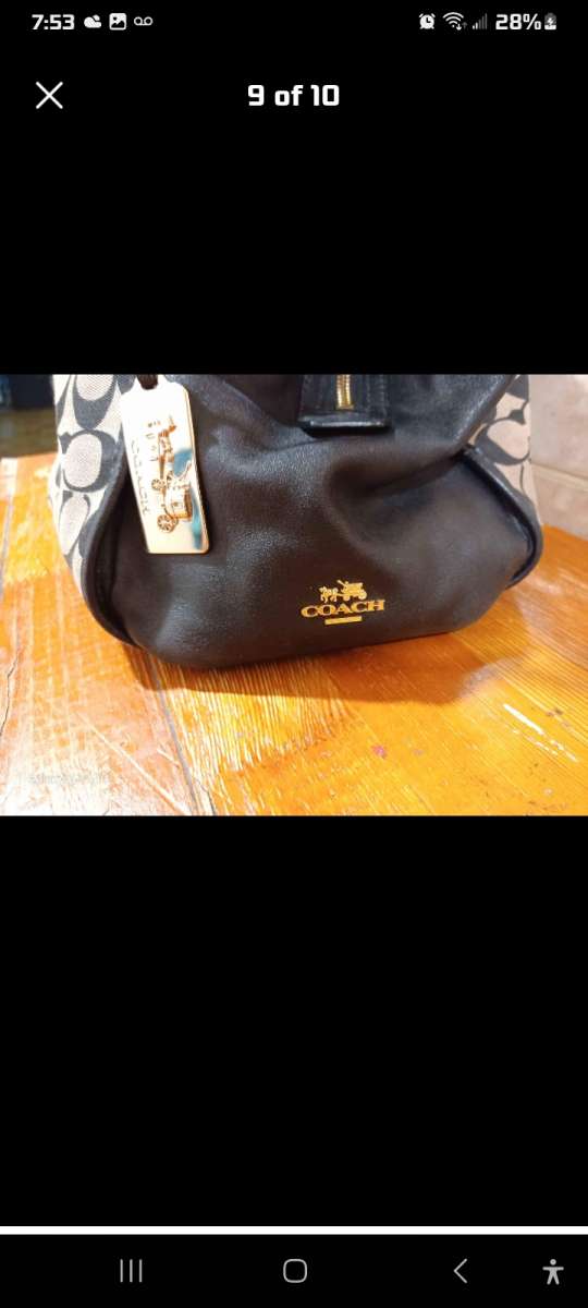 coach shoulder handbag