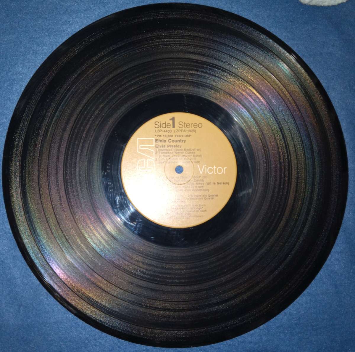 Im Ten thousand years old elvis country vinyl record