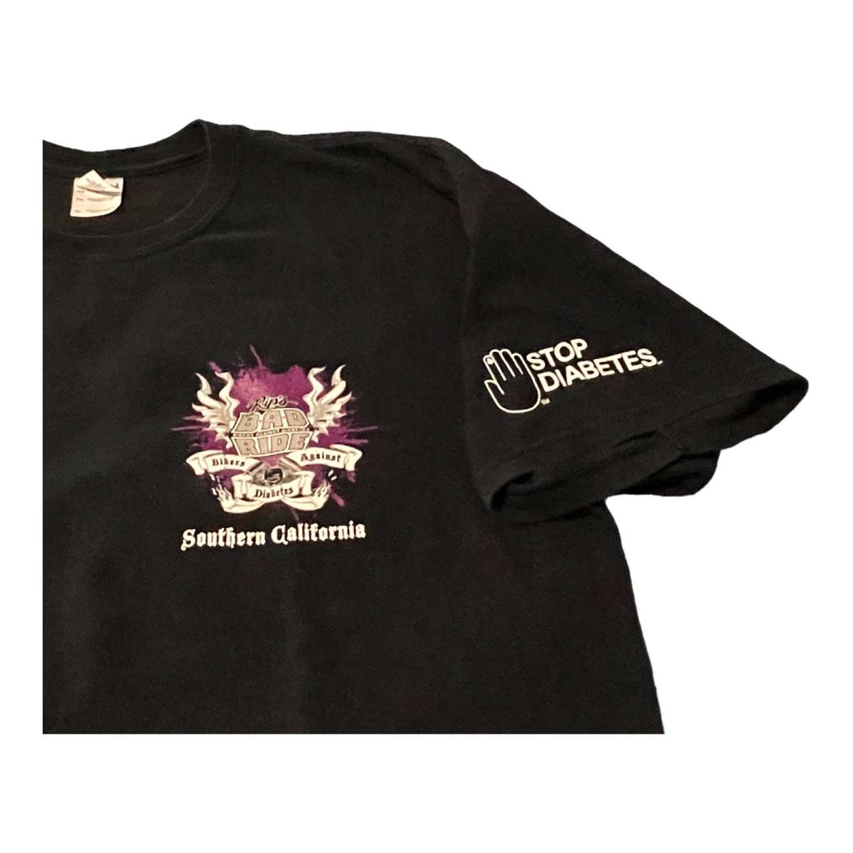 2018 Bikers Against Diabetes Ride Tee XL NWOT