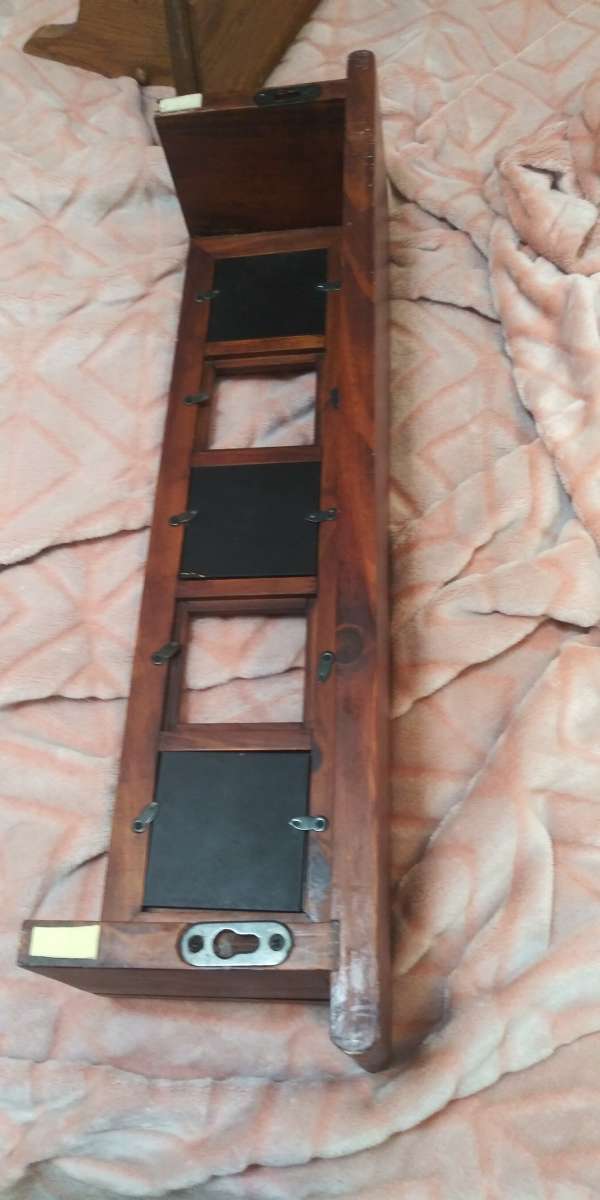 brown shelf