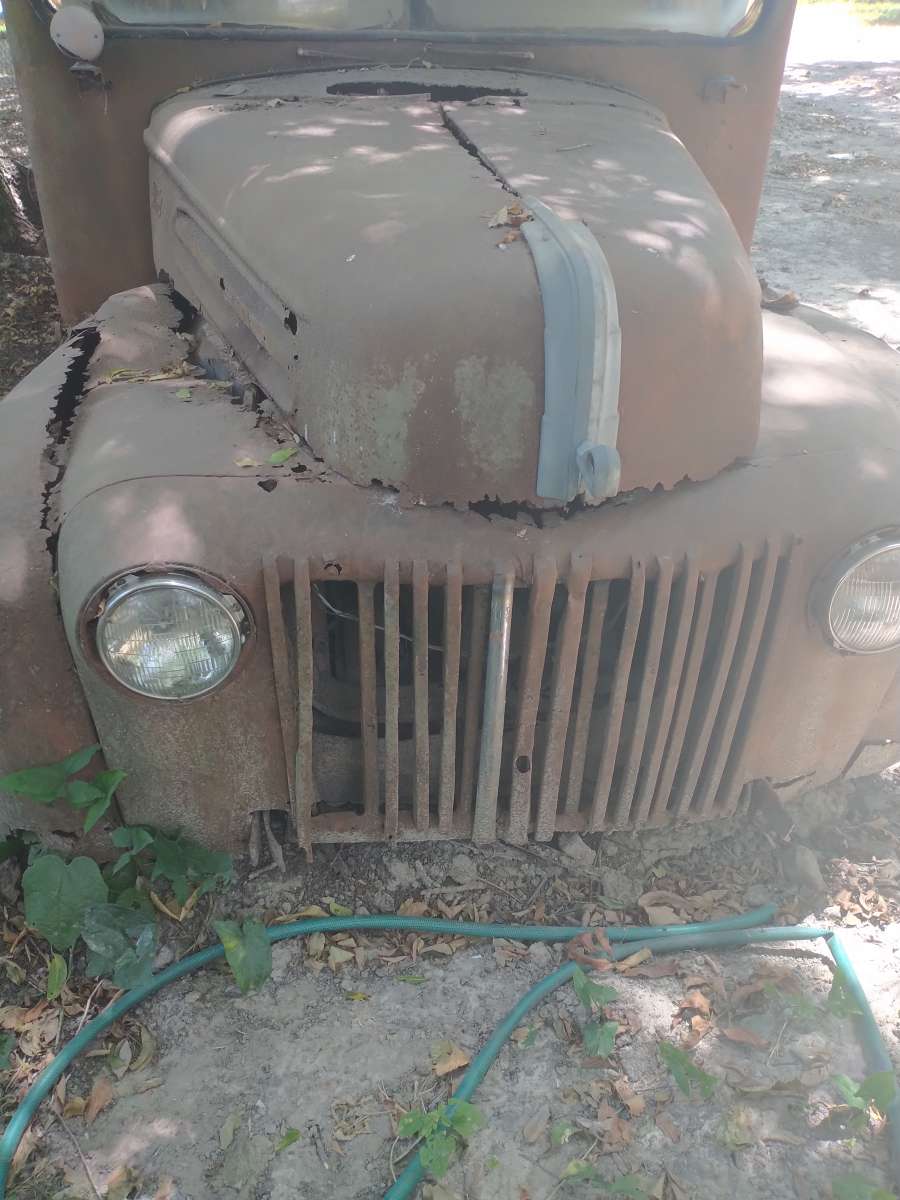 vintage 1942 butcher delivery box truck