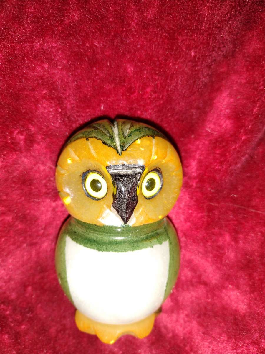 Italian Alabaster Owl sculpture