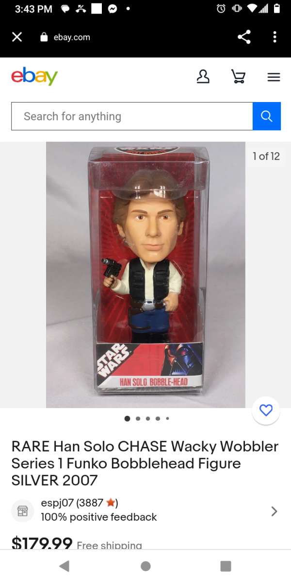 Star Wars collection Han Solo Darth Vader etc