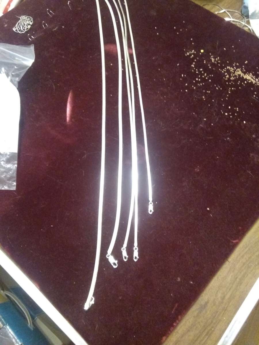 925 Italian silver Square Snake chains