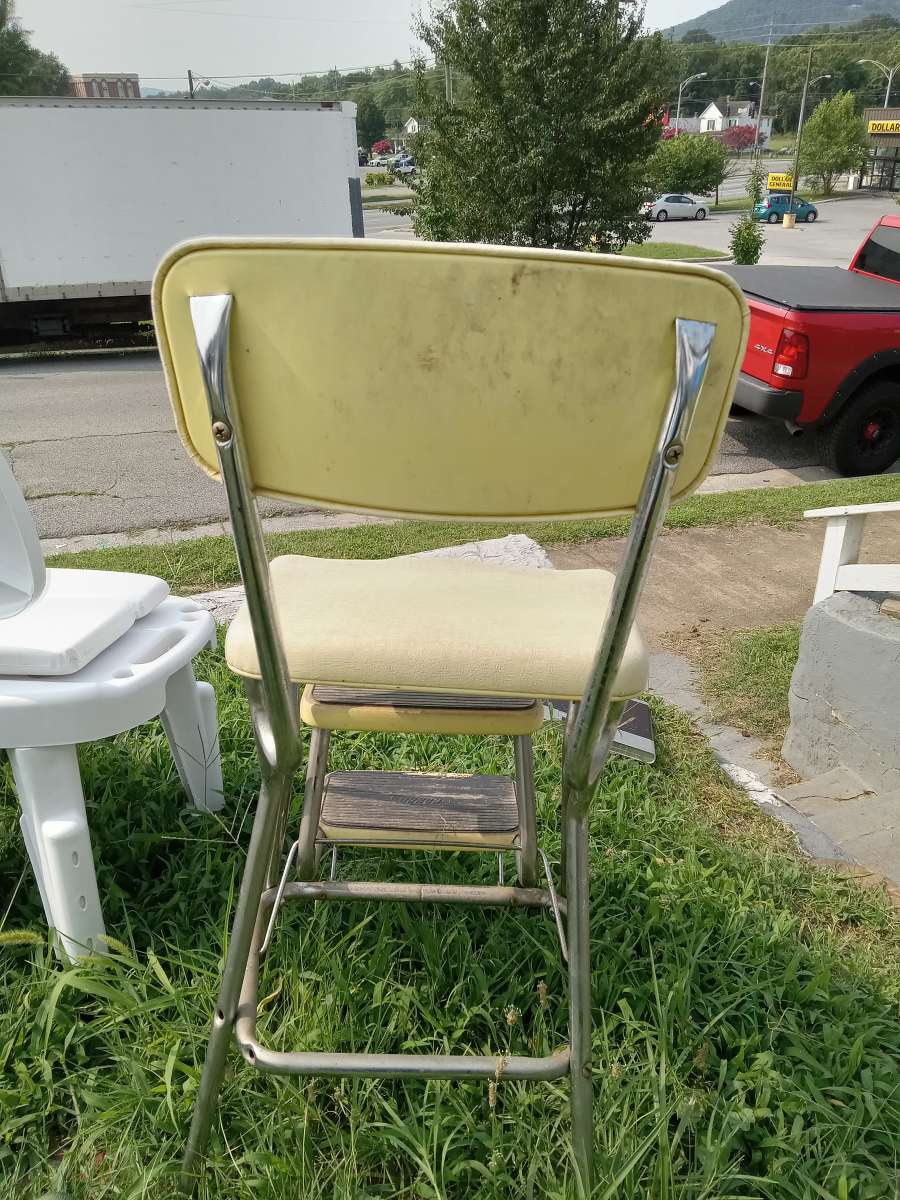 1950s Antique Kitchen Step Stool