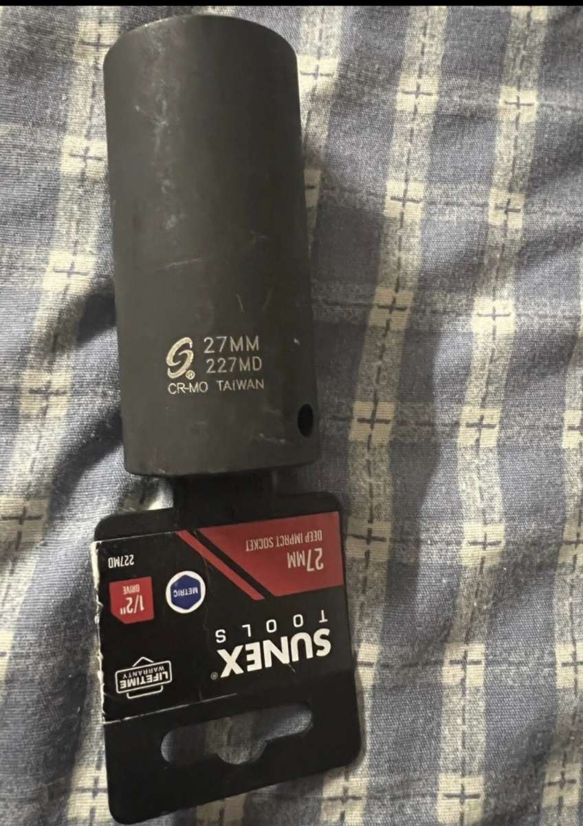 Sunex 227ZMD 27mm 12 Drive  Point Deep Impact Socket Metri