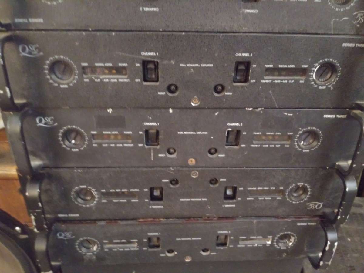 QSC Series 3 professional amplifiers 100 each