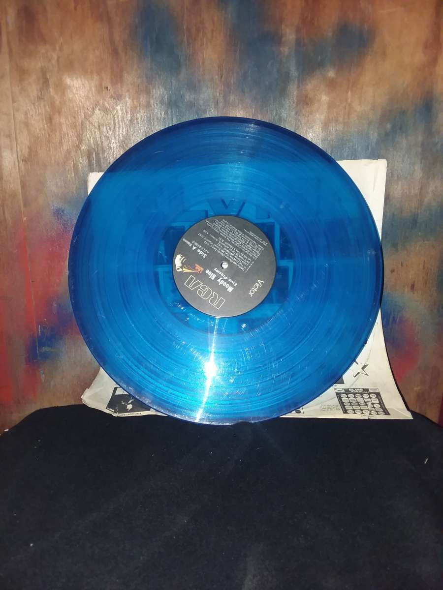 Elvis Presley moody blue Vinyl record