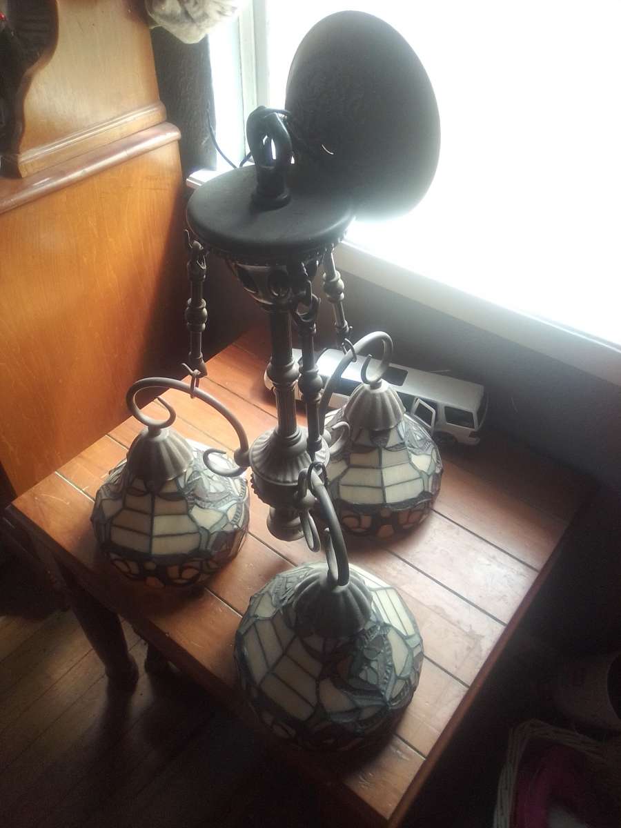 Stain Glass Chandelier