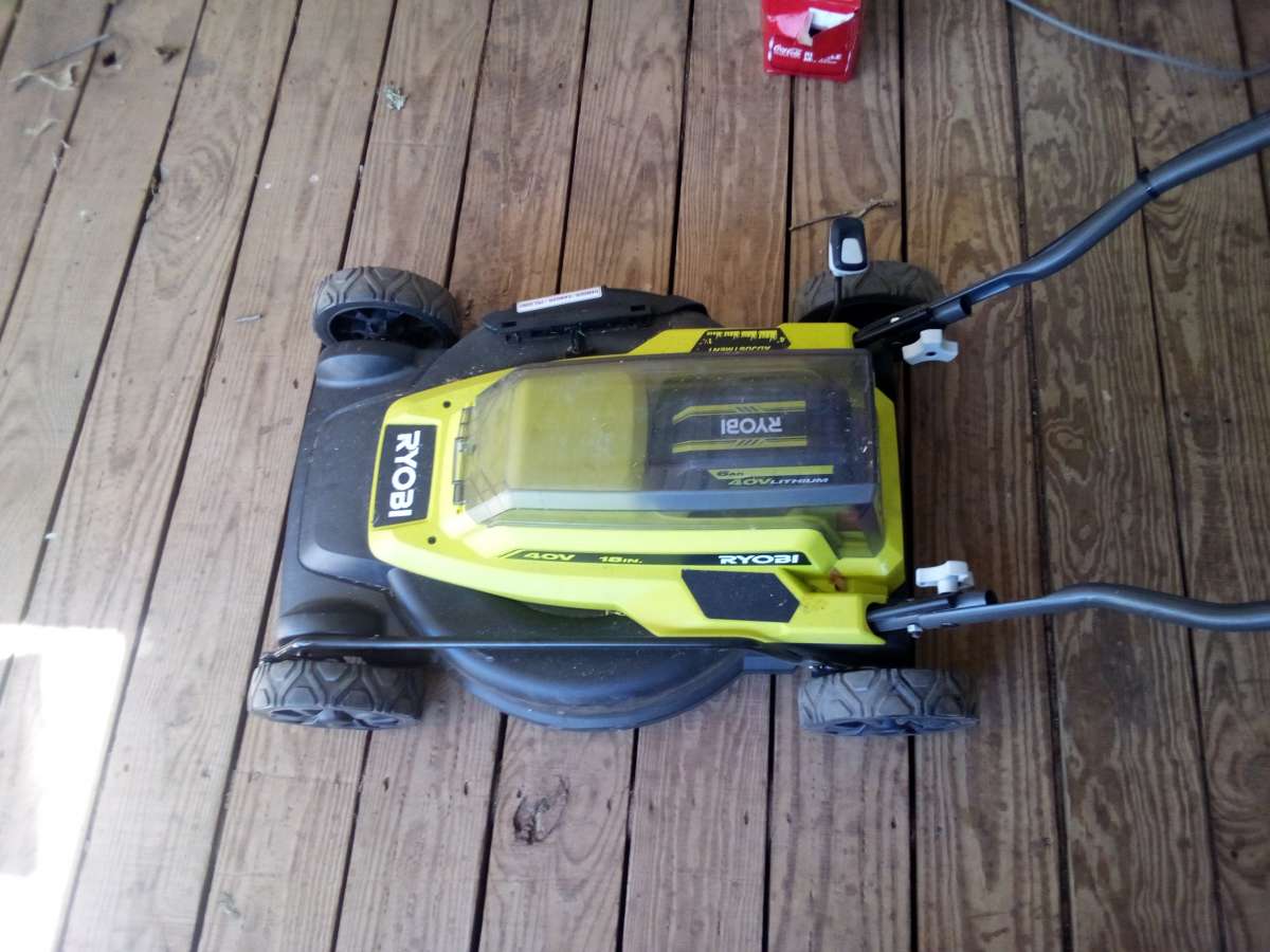 Ryobi push mower  40v