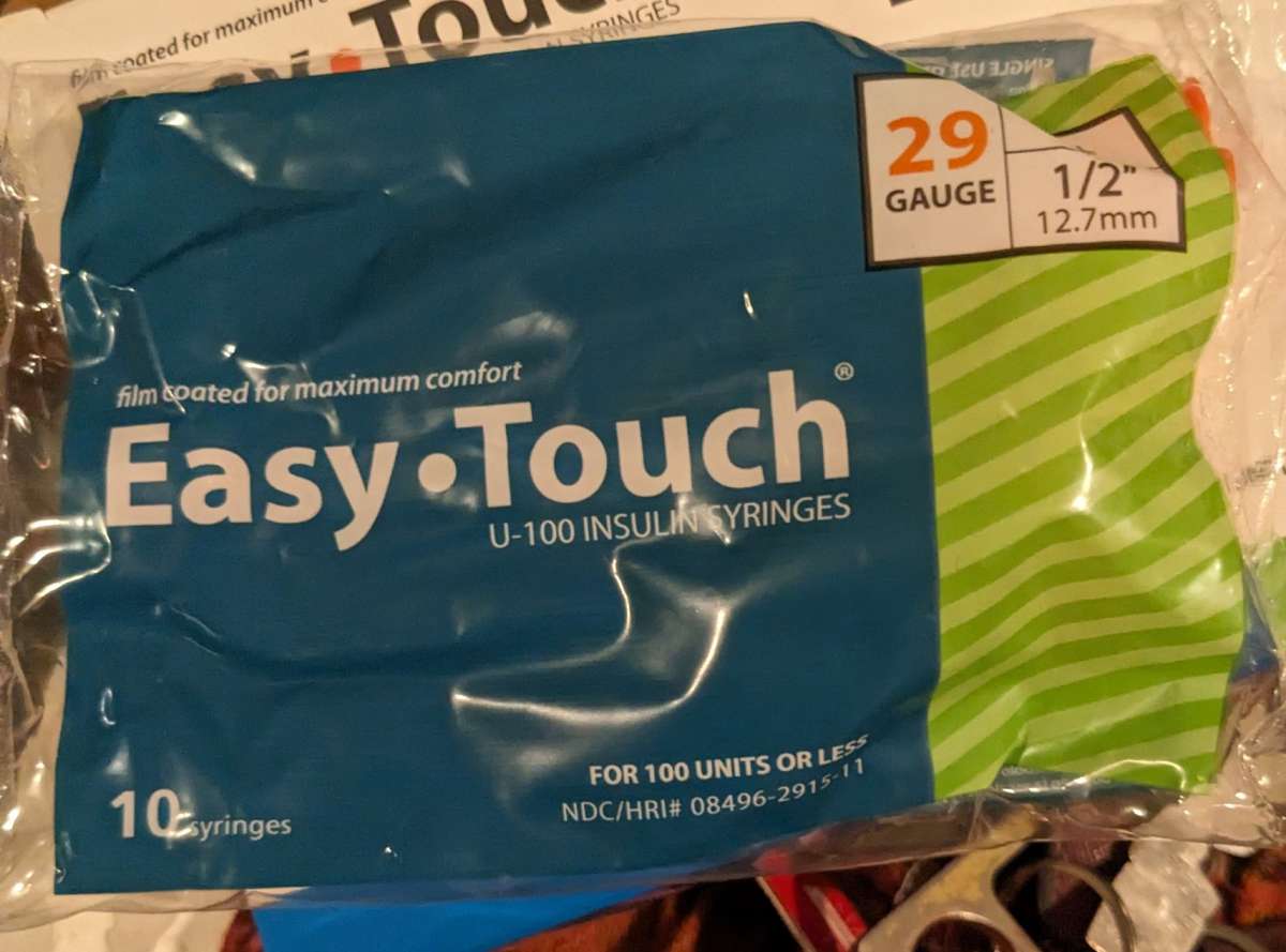 easy Touch needle pack of 10