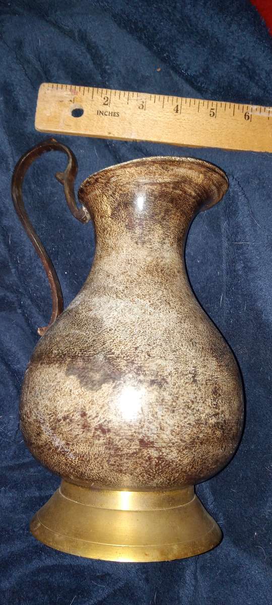beautiful Vintage brass pitcher