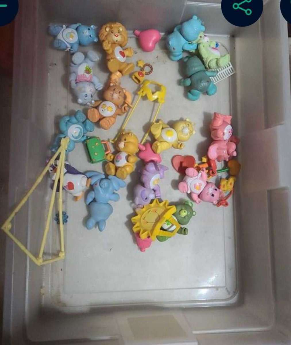 vintage care bears figures and accessories