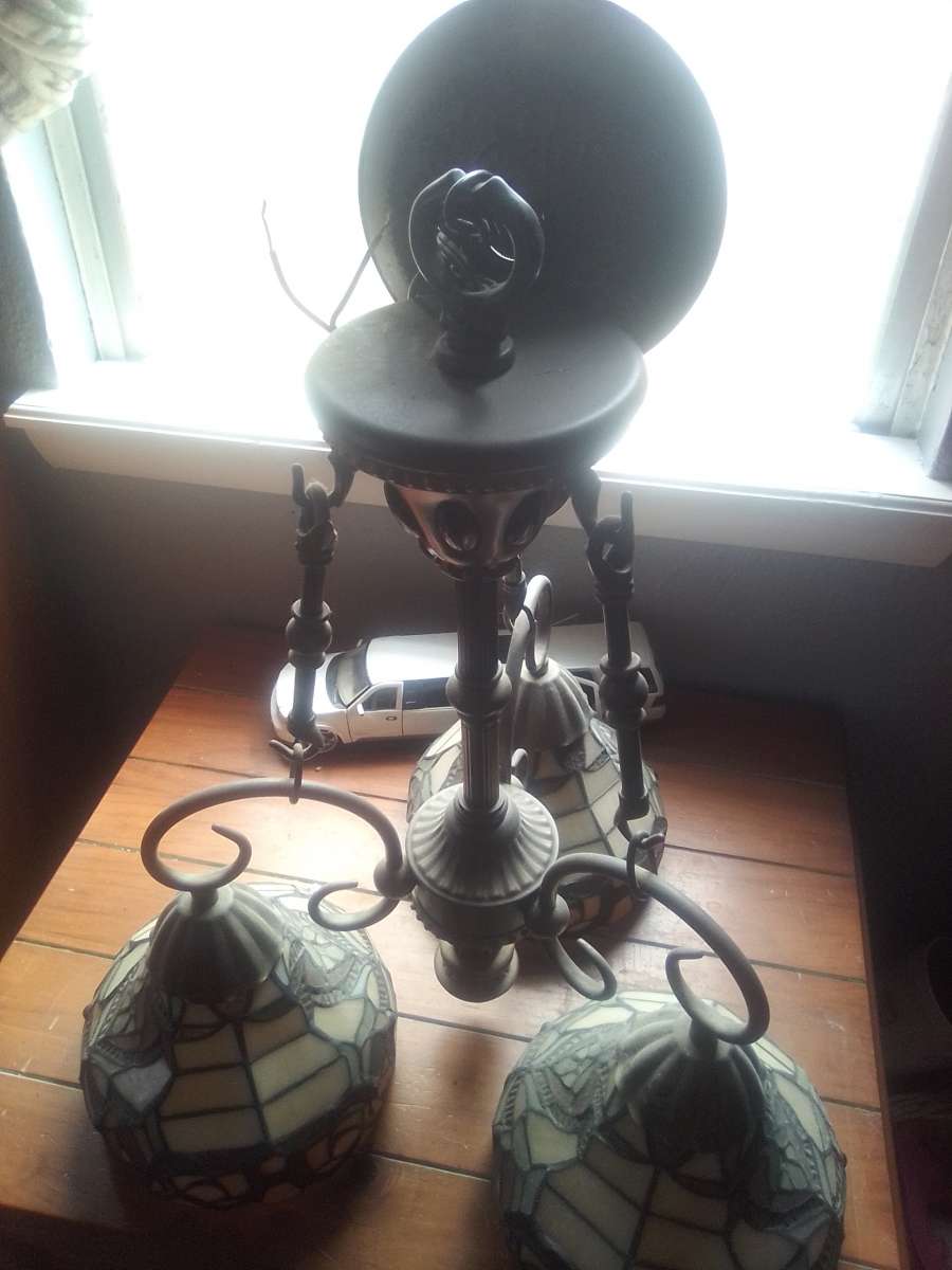 Stain Glass Chandelier