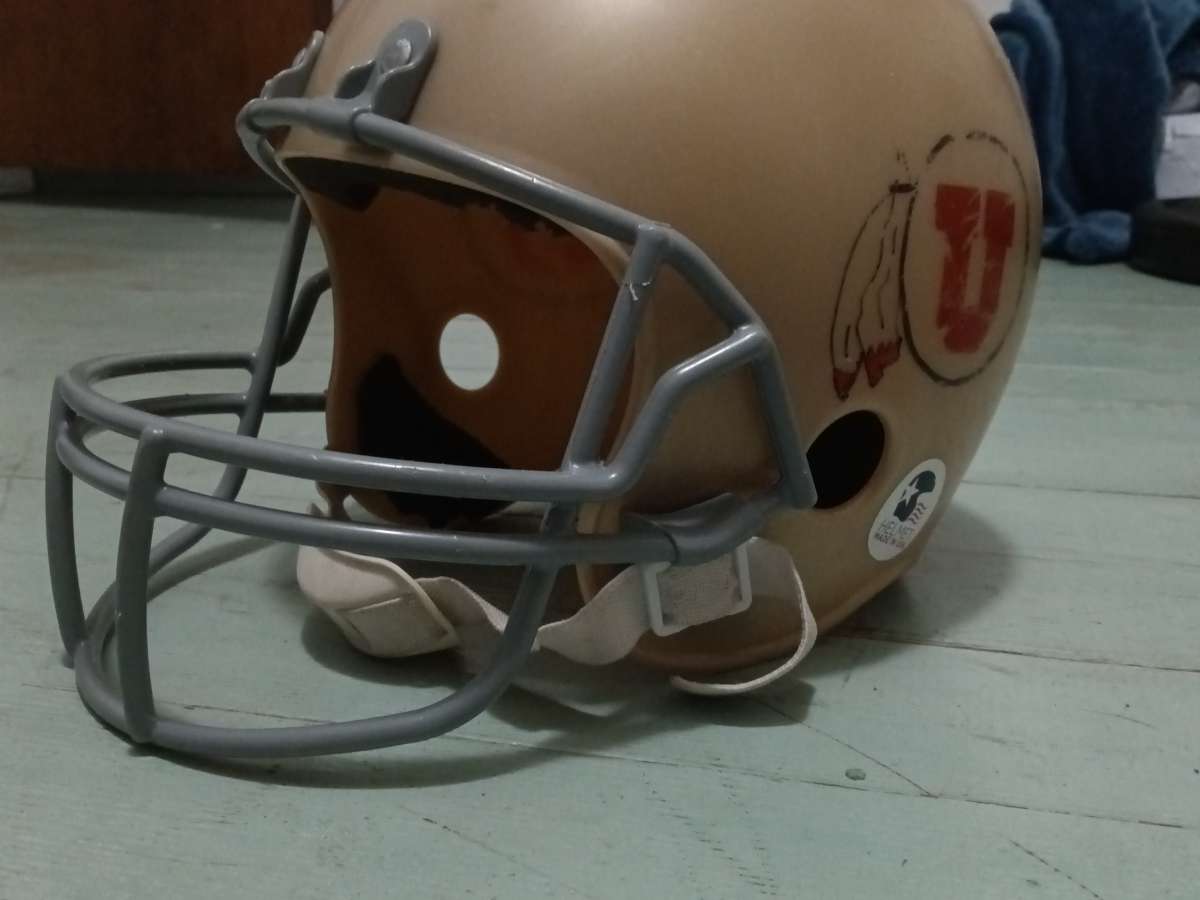 Child football helmet