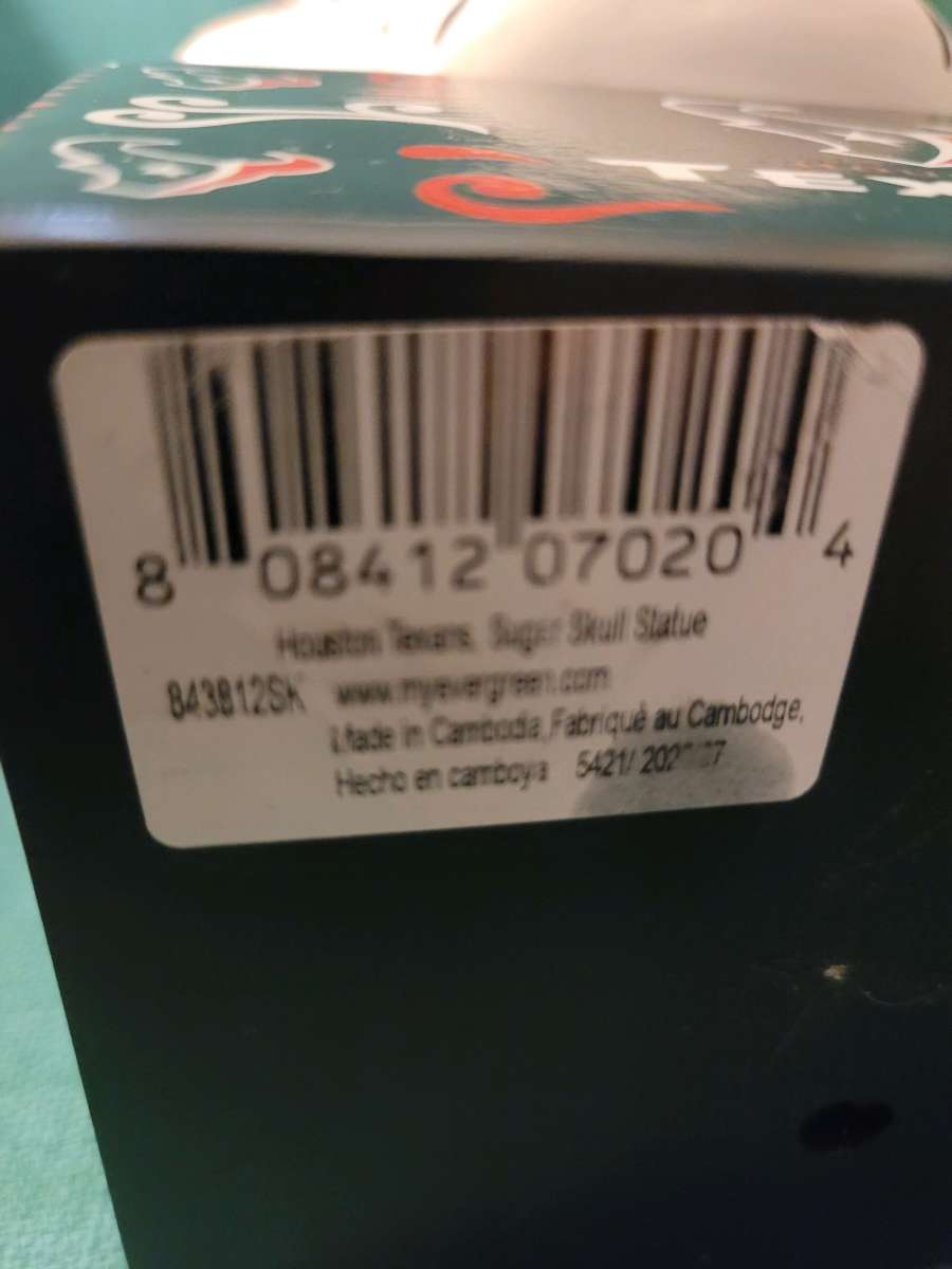 NFL HOUSTON TEXANS SUGAR SKULL STATUE