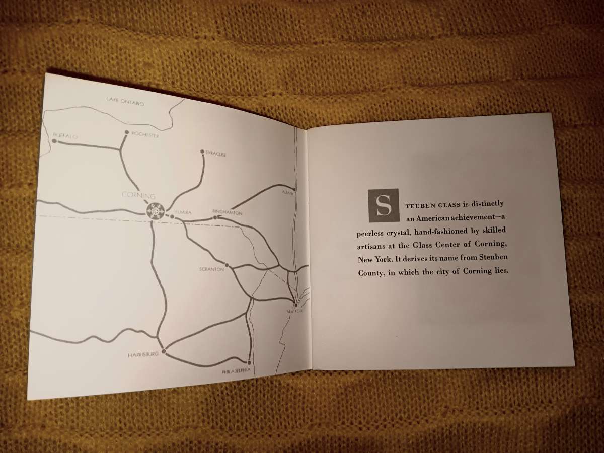 stueben genuine crystal high end vase