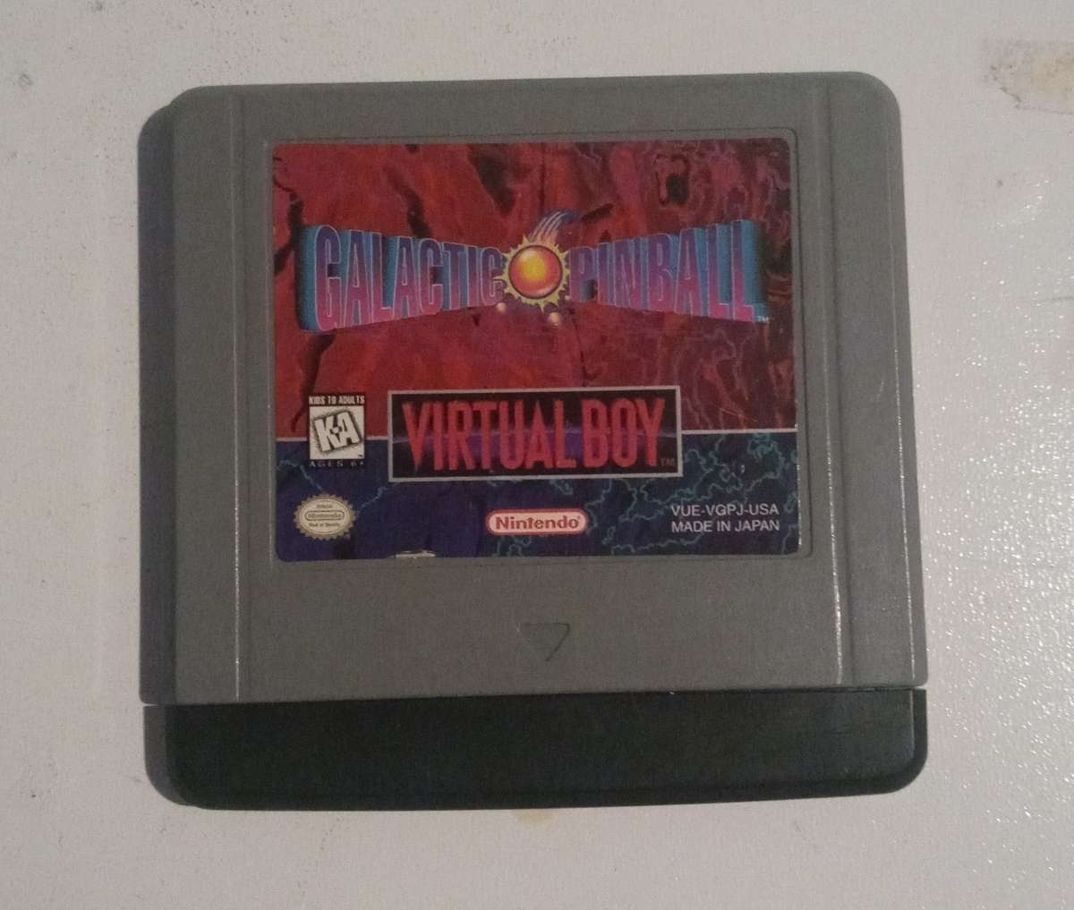 Galactic Pinball Virtual Boy Nintendo Cartridge only